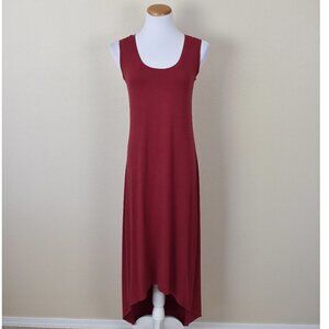 Fresh Produce High Low Midi Jersey Dress S